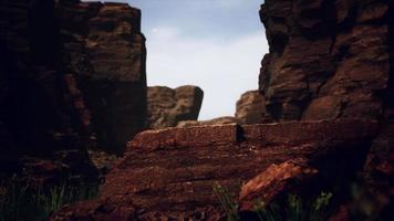 Colorado rivier snijdt door rots bij Grand Canyon video