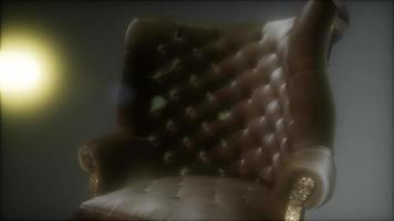 fauteuil cuir vintage boss video