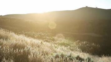 Sunset over the Valley Fields video