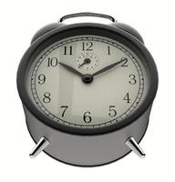 alarm clock isolated 3d illustration photo