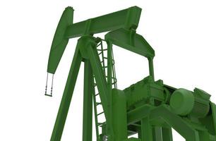 pumpjack oil pump isolated 3d illustration photo