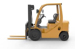 pallet forklift 3d illustration photo