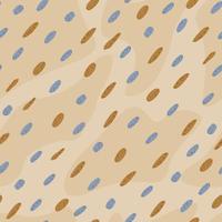 Seamless pattern pebble on brown wiht stains background. Beautiful texture gravel for fabric design.