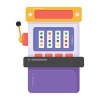 A retro game machine flat icon download vector