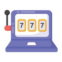 A retro game machine flat icon download vector