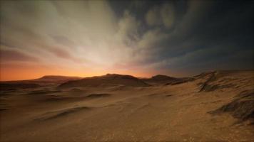 tempête du désert dans le désert de sable