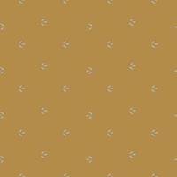 Seamless pattern cardamom on orange background. Cute plant sketch ornament. Geometrical texture template for fabric. vector