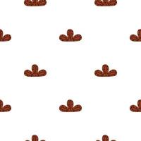 Seamless pattern abstract clouds on white background. Vector geometric template in doodle style with scrawl. Gentle baby texture.