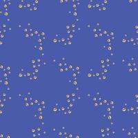 Seamless pattern bubbles on bright blue background. Abstract texture of soap for any purpose. vector