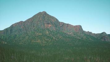 panorama du paysage aérien des montagnes rocheuses video