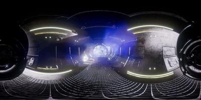 International Space Station Orbiting Earth in Virtual Reality video