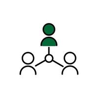 network icon, people network illustration. Eps 10 vector illustration.