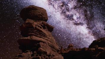 amazing Milky way over Monument Valley video