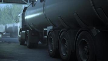 fuel truck for transport fuel to petrochemical oil refinery video