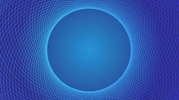 Blue background with intersecting circles vector