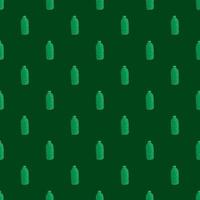 Cosmetic bottle seamless pattern. Background for spa. vector