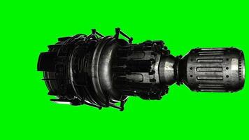 lus roteren straalmotor turbine video