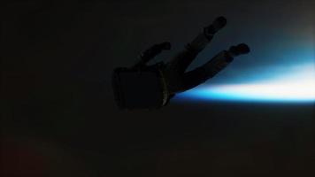 astronauta morto no espaço exterior elementos desta imagem fornecidos pela nasa video
