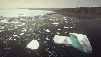 vista panorâmica da grande geleira no alasca video