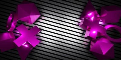 3d geometric shapes fun and colorful backgrounds 3d illustration photo