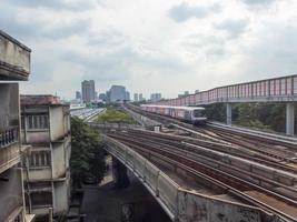 Phaholyothin Road BANGKOK THAILAND19 OCTOBER 2018BTS Chatuchak on BANGKOK THAILAND19 OCTOBER 2018. photo