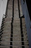 Abstract concrete staircase photo