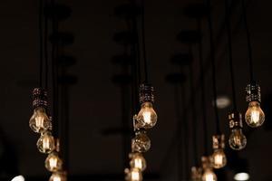 Many lamps bulbs photo