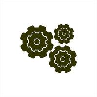 gear and settings vector icon