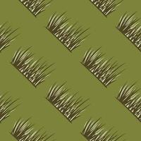 Grass seamless pattern. Background of lawn. vector