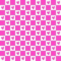 Seamless love heart design vector background. Seamless pattern on Valentine's day.