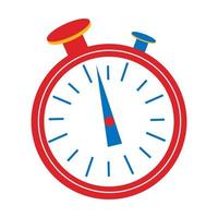 Clock Timer graphic design. Start, finish. Time management. Stopwatch vector