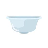 Cup for chinese tea ceremony on white background. Asian traditional element isolated in style flat vector