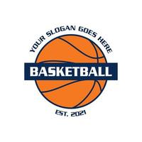 logotipo de baloncesto, vector de logotipo deportivo