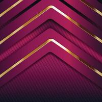 Vector color abstract geometric banner with gold shapes.