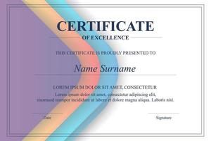 Creative Certificate of Appreciation Award Template vector