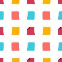 seamless pattern of colorful sticky notes vector