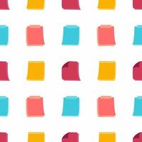 seamless pattern of colorful sticky notes vector