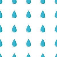 water drop seamless pattern vector