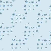 Seamless pattern bubbles on pastel blue background. Flat texture of soap for any purpose. vector