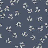 Seamless pattern cardamom on dark gray background. Cute plant sketch ornament. Random texture template for fabric. vector