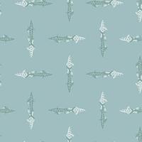 Leopard shark seamless pattern in scandinavian style. Marine animals background. Vector illustration for children funny textile.