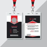 Corporate ID Card Design Template vector