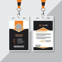 ID Card Design Template vector