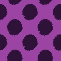 Pom poms of seamless pattern. Hand drawn cute background. vector