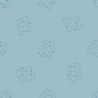 Doodle dashes seamless pattern with hand drawn. Modern abstract background. Vector illustration for textile.