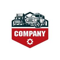 HEAVY TRUCK LOGO , VAN LOGO vector