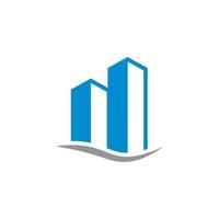 Abstract Skyscraper Logo , Real Estate Logo vector