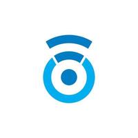 Abstract Signal Vector , Technology Logo