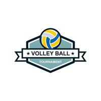 vector de voleibol, vector de logotipo deportivo