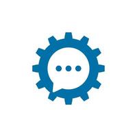 logotipo del cónsul, logotipo de talk tech vector